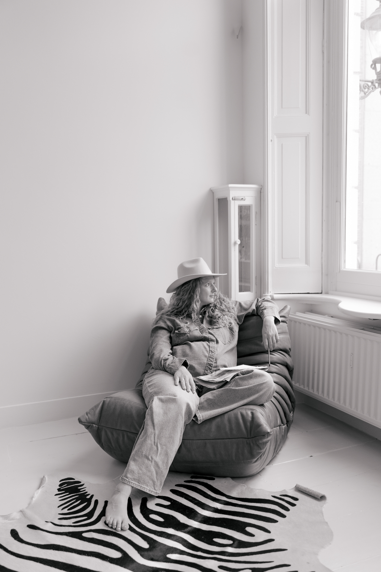 Anita in zwart-wit